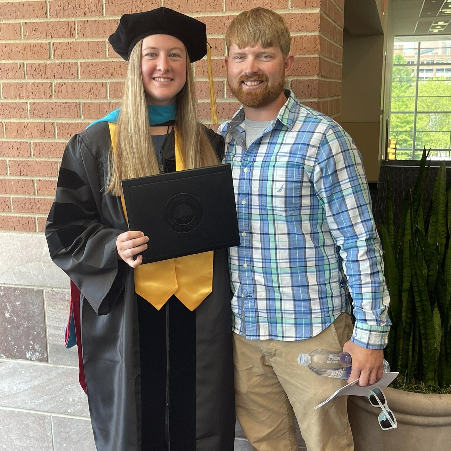 Tesa graduated from physical therapy school
