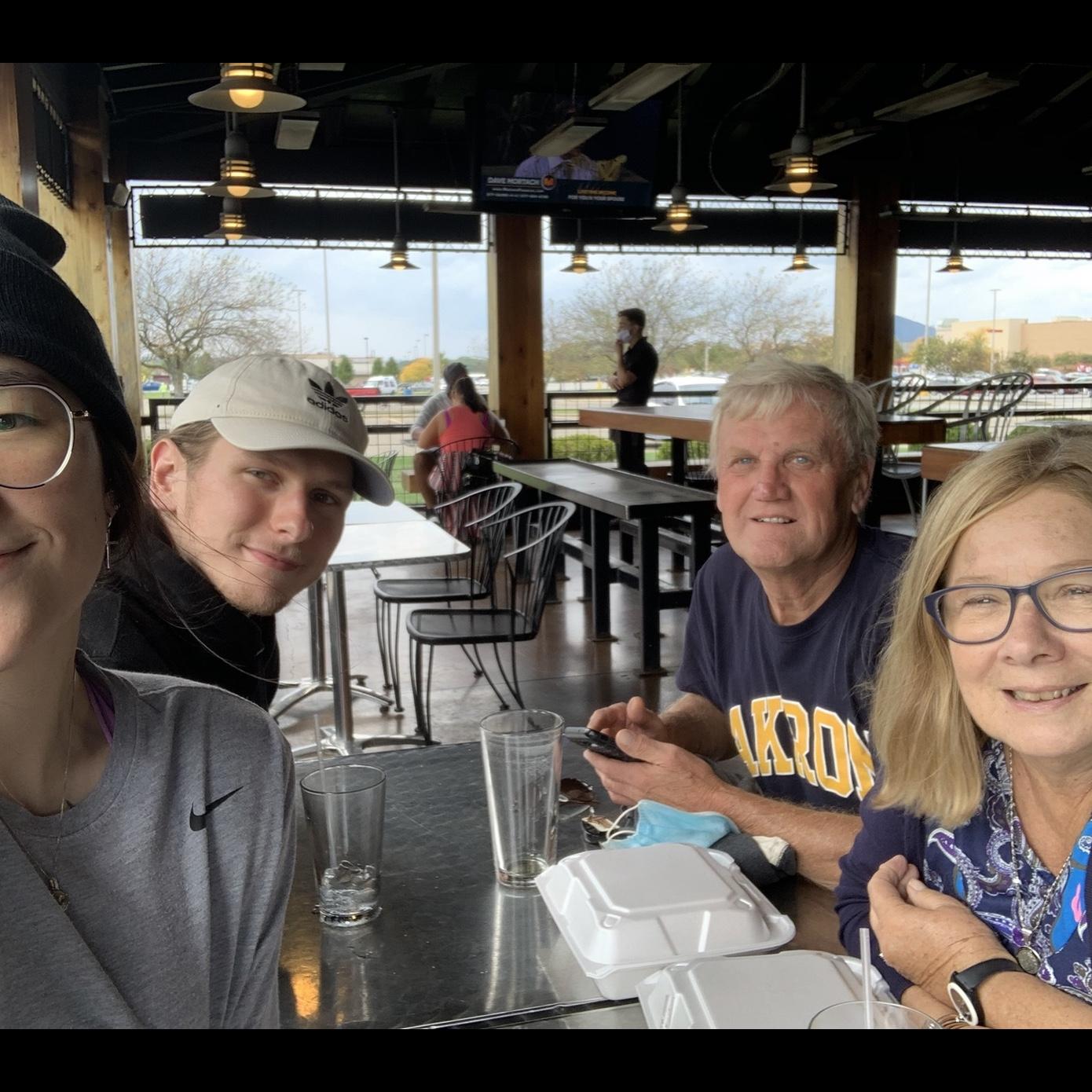 Ironically, our first time at a Burntwood Tavern with Nan and Bub