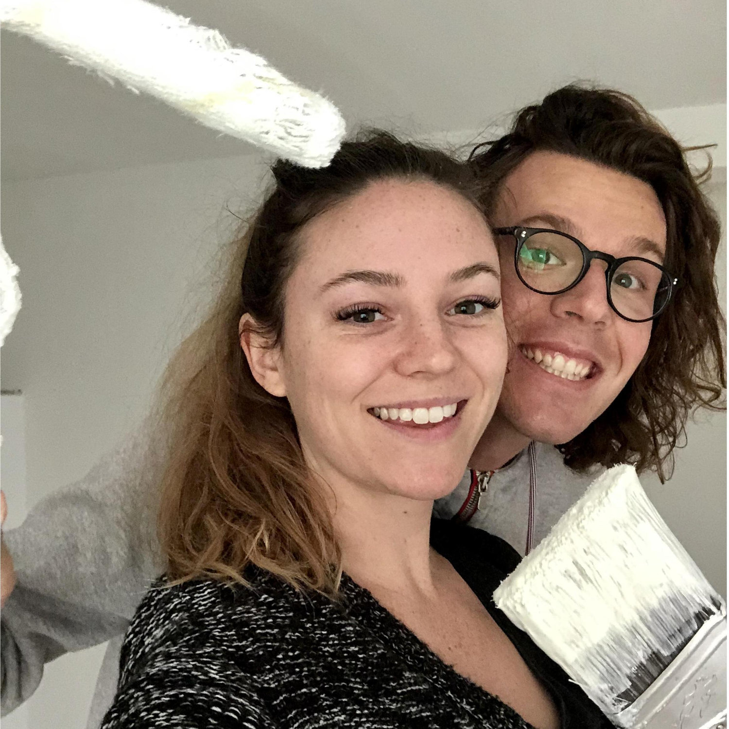 Building our apartment (well, mostly Davide did the building).