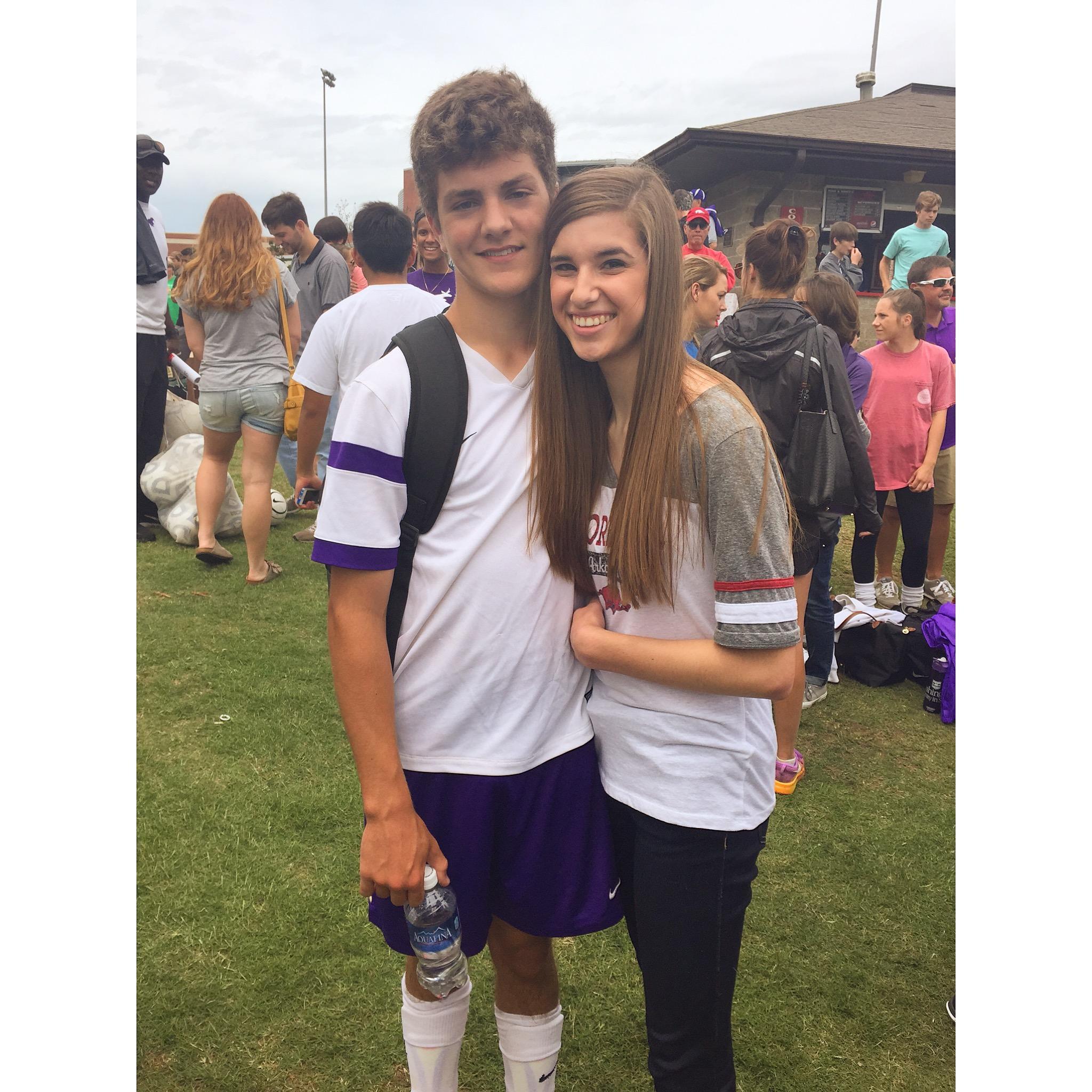 Bret won state in Soccer in 2015