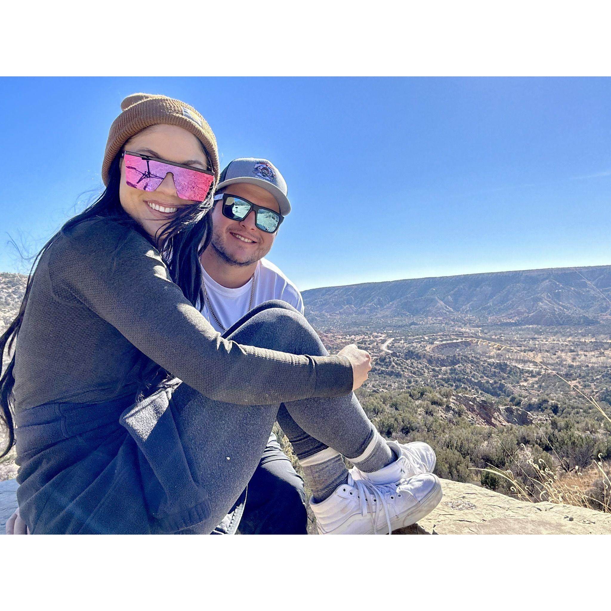 Our first trip together to Palo Duro Canyon.
