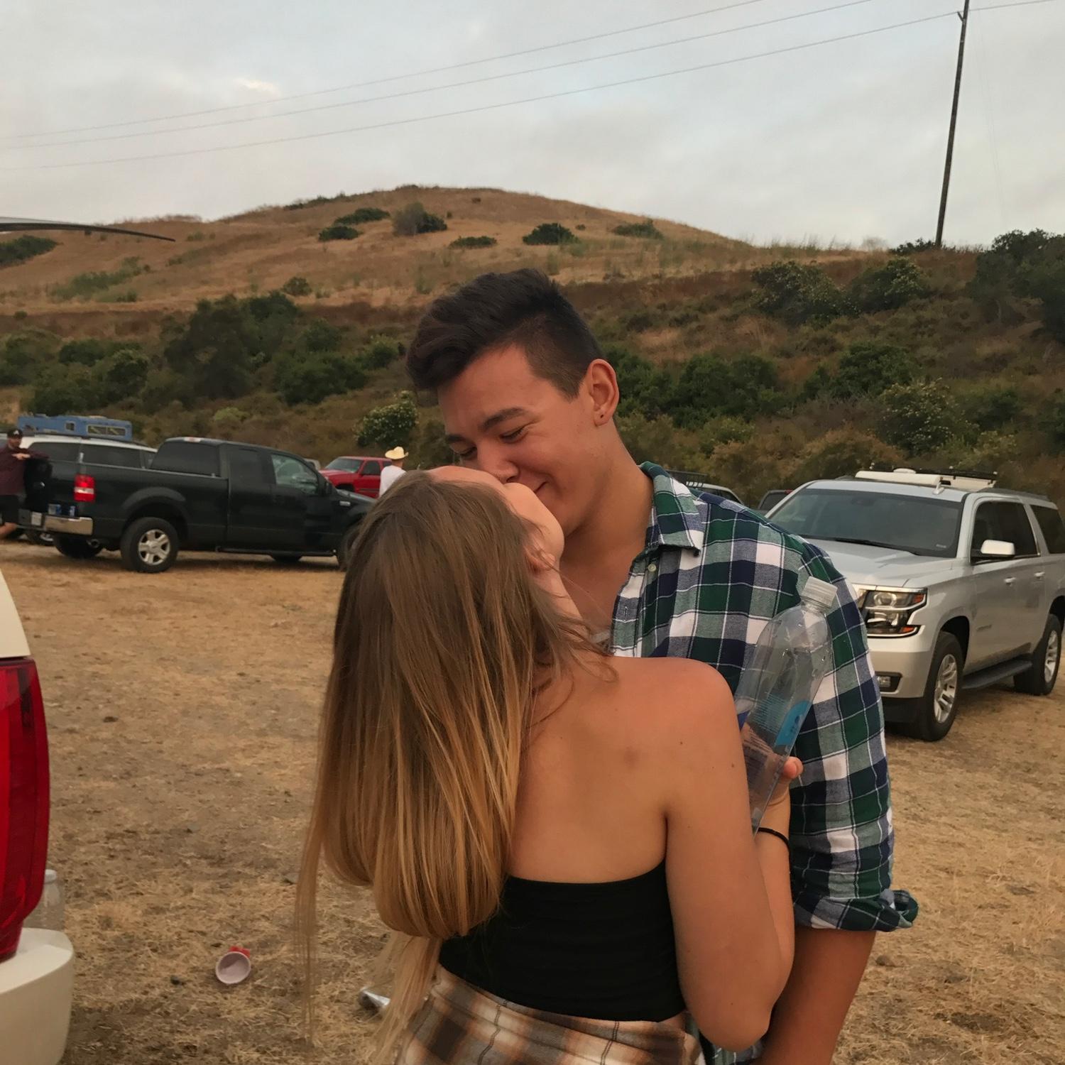 Our very first photo together in 2017