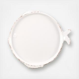 Lastra BPA Free Melamine Fish Salad Plate