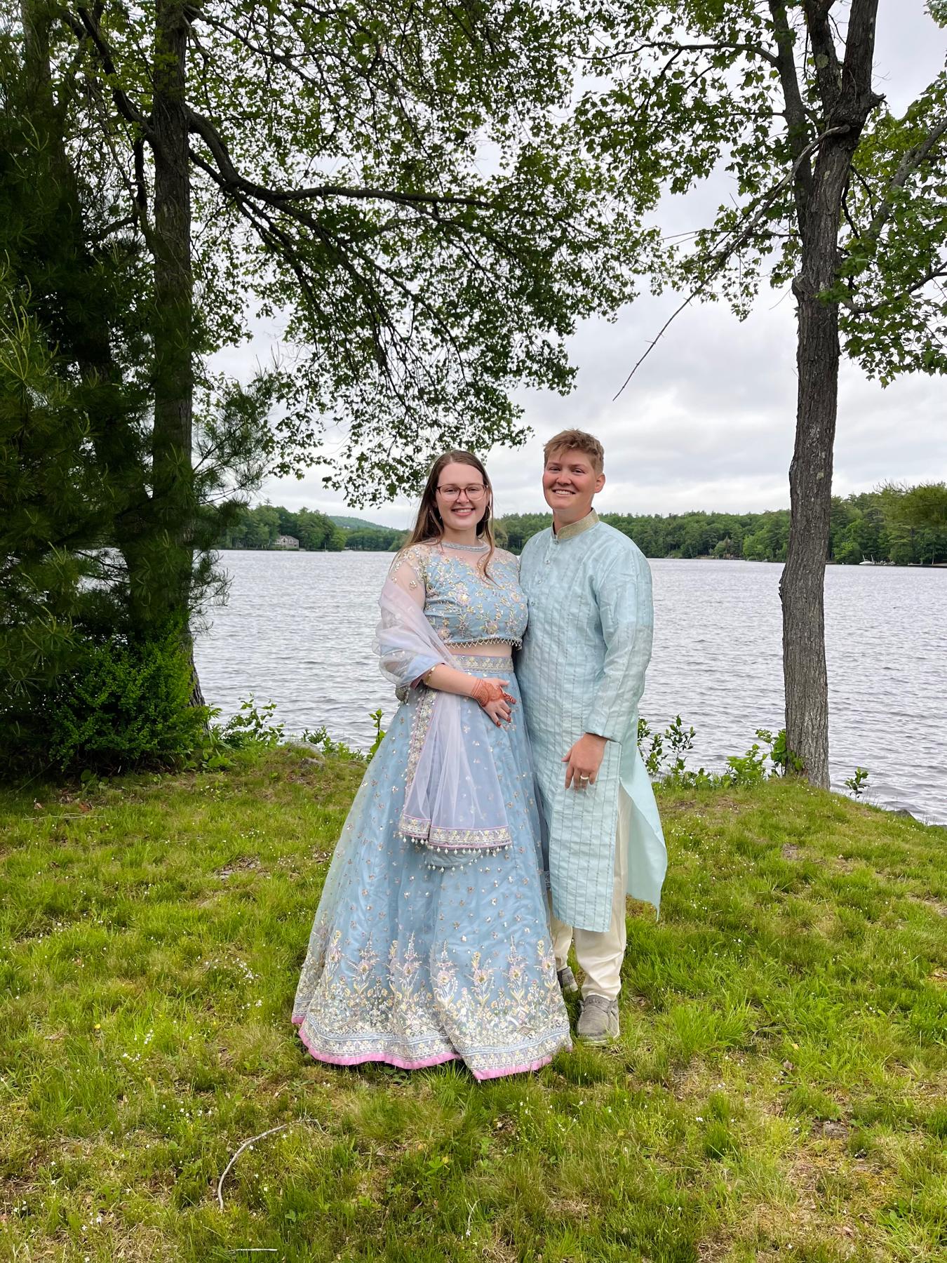 June 2023, Savannah and Harsh’s wedding in New Hampshire