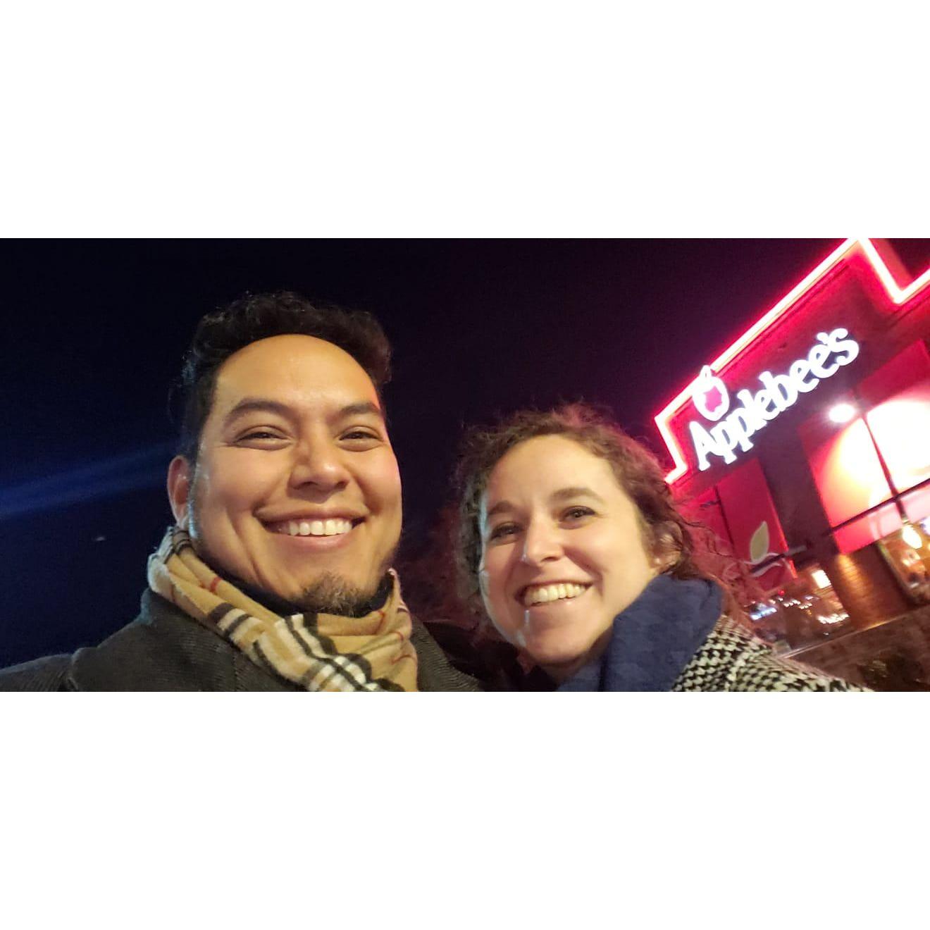 Our one-year Anniversary in November 2022 after our engagement.