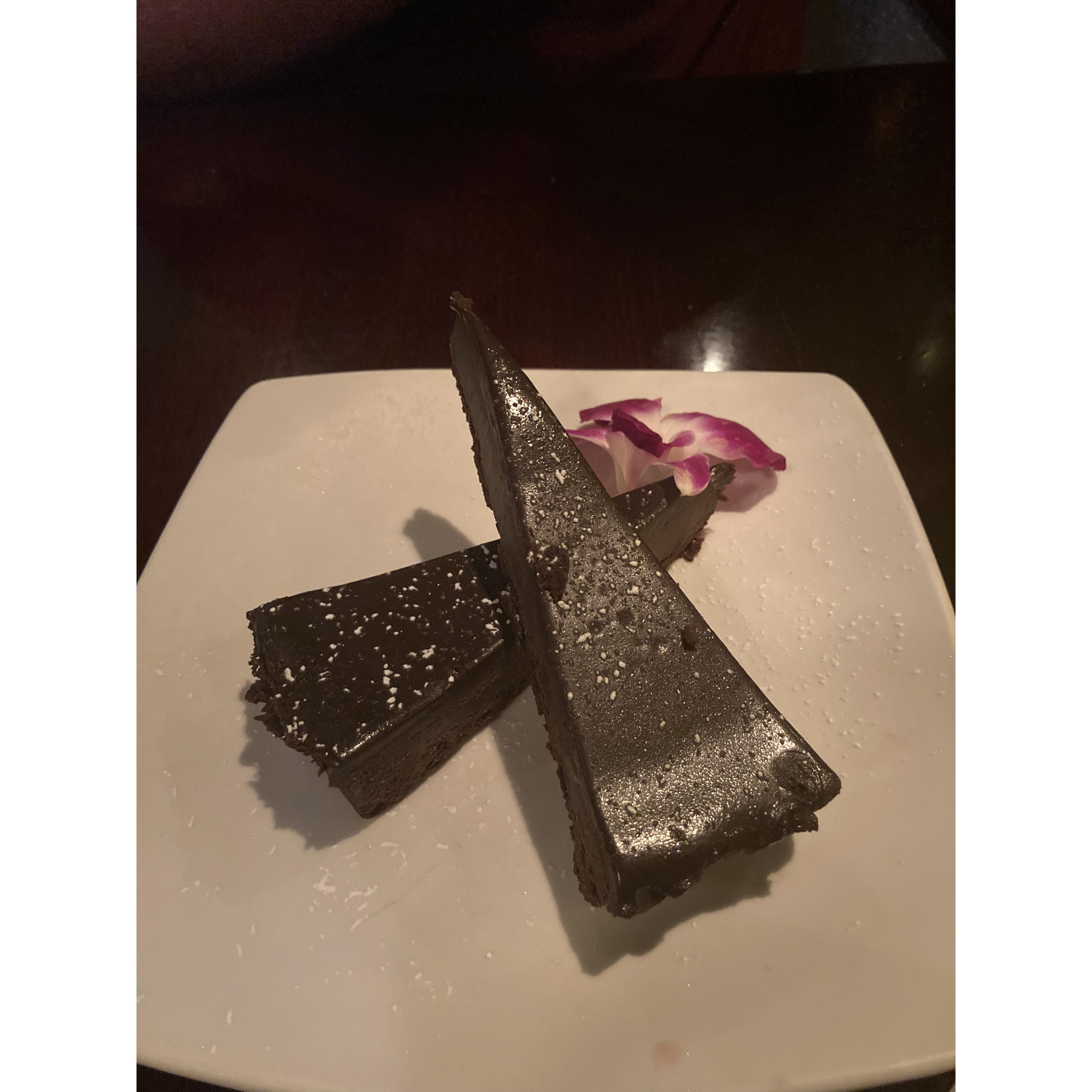 The delicious cake we got a few days after the proposal.