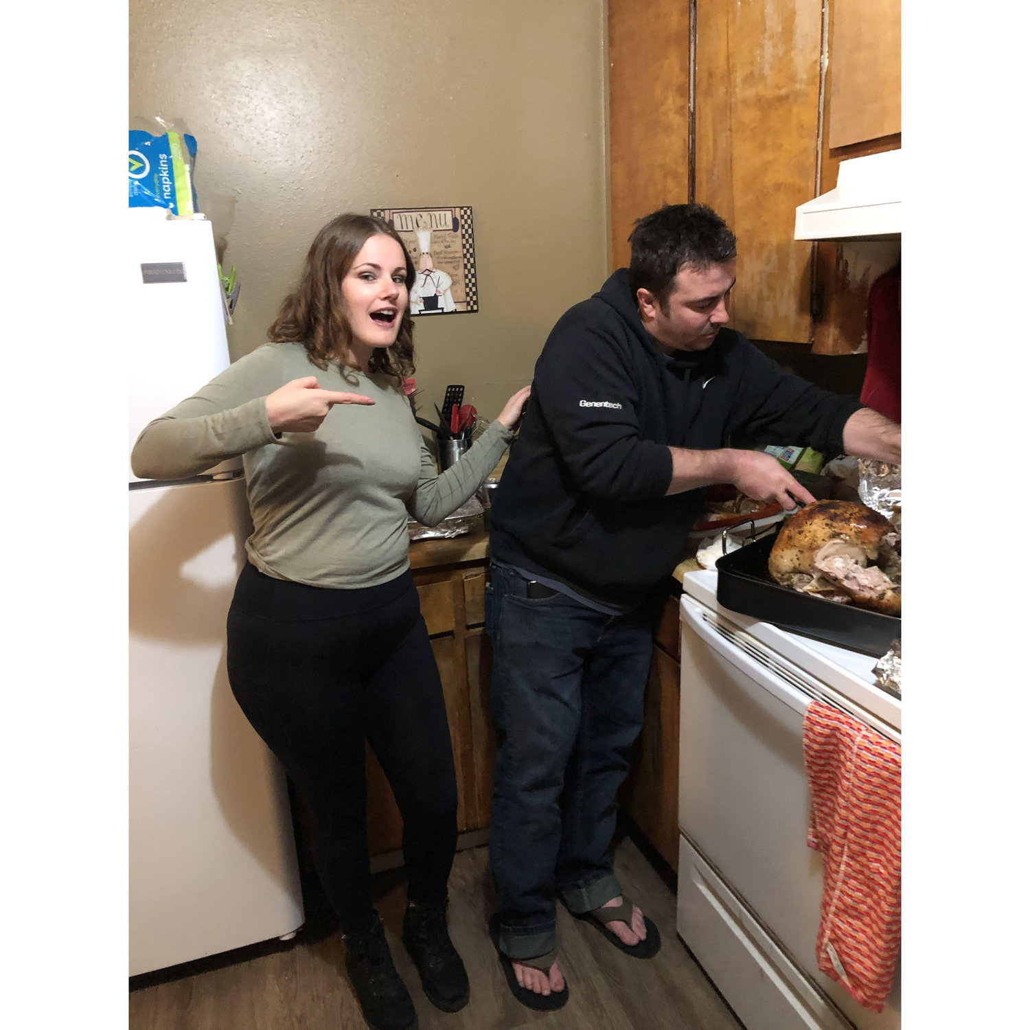 Our first Thanksgiving together
