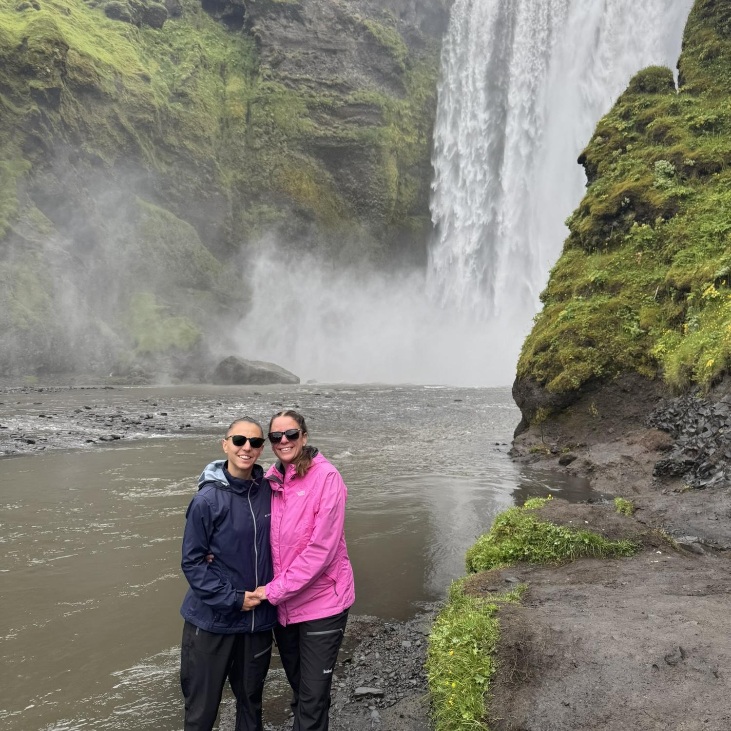 Chasing waterfalls in Iceland.