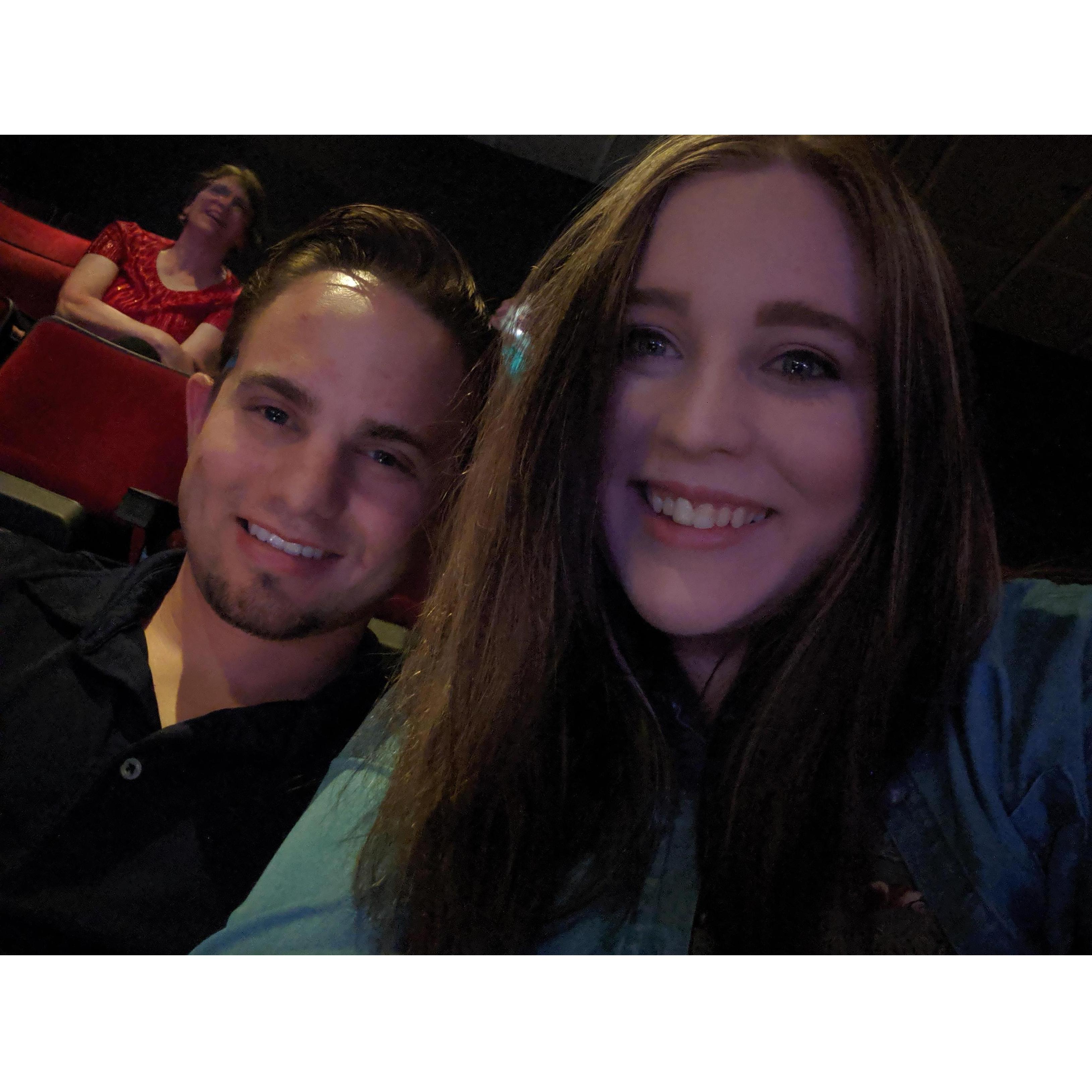 At the Lady Antebellum concert in Vegas.