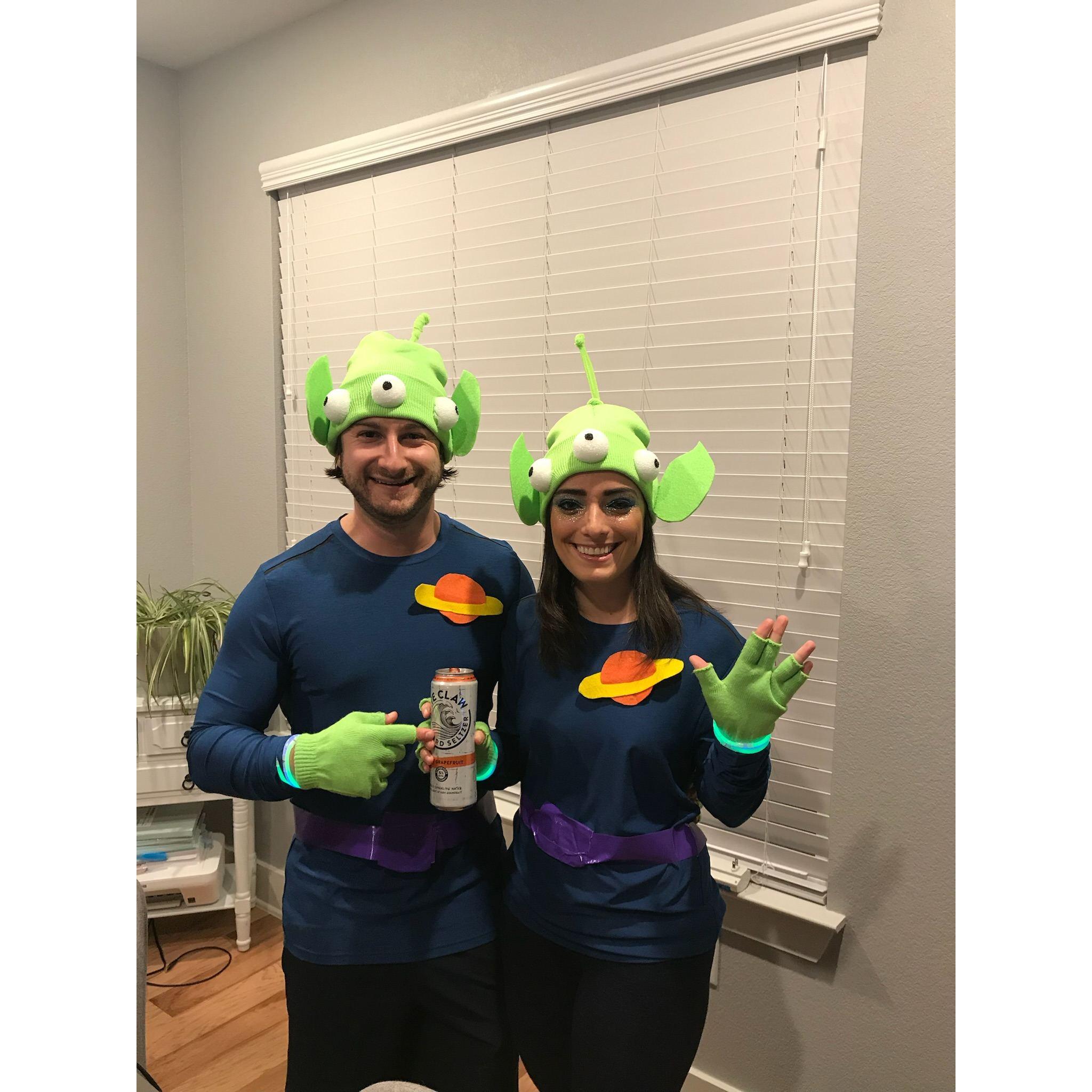 "The claw chooses who will go and who will stay!" (Toy Story costume)
