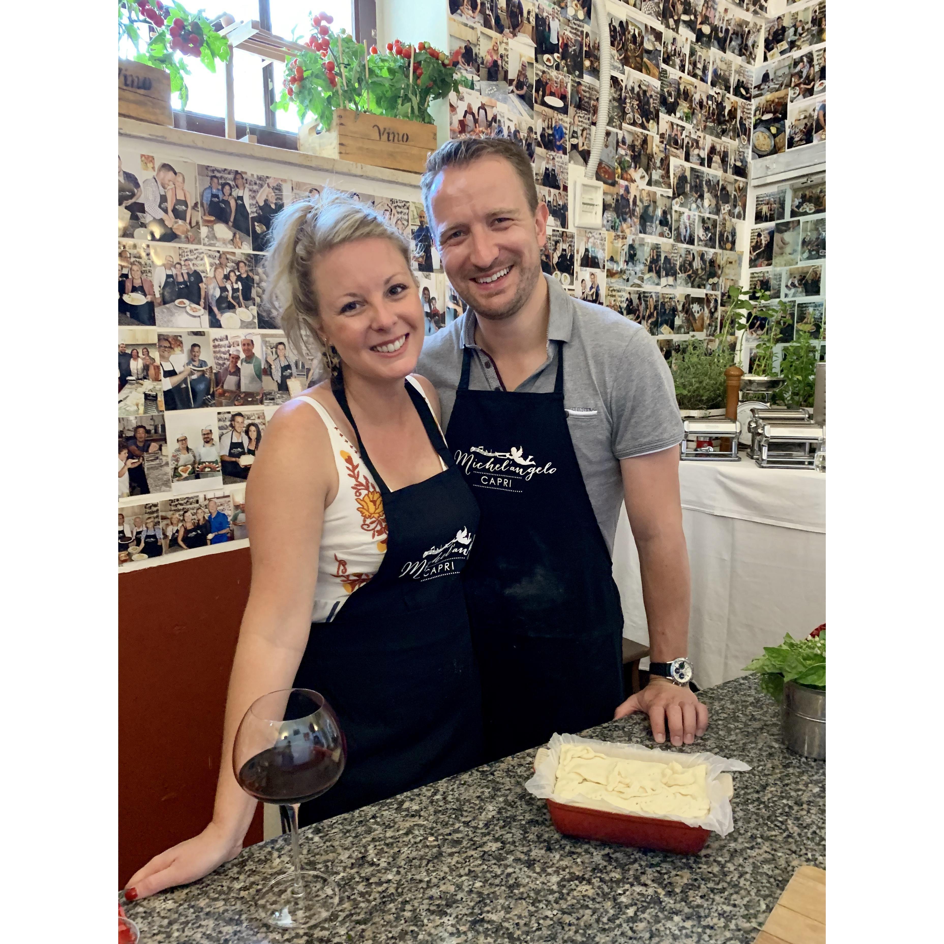Capri cooking class - that's amore.