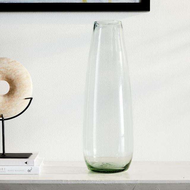 Pure Glass Vase, Bead, Clear, One Size
