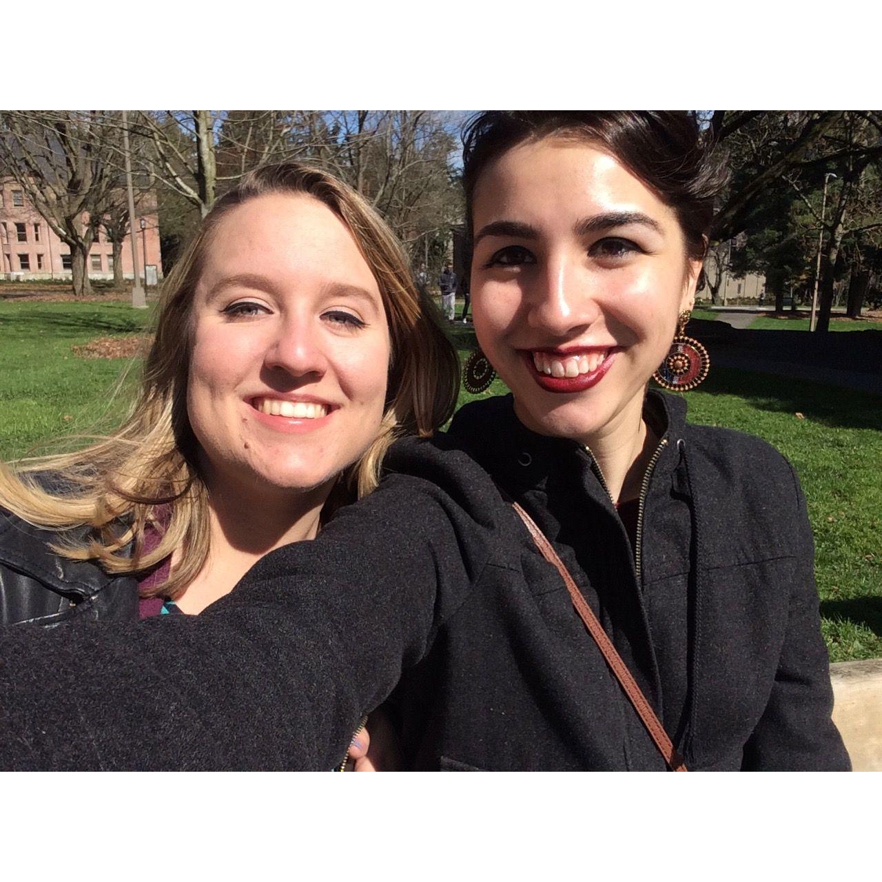 On Oberlin campus, 2013