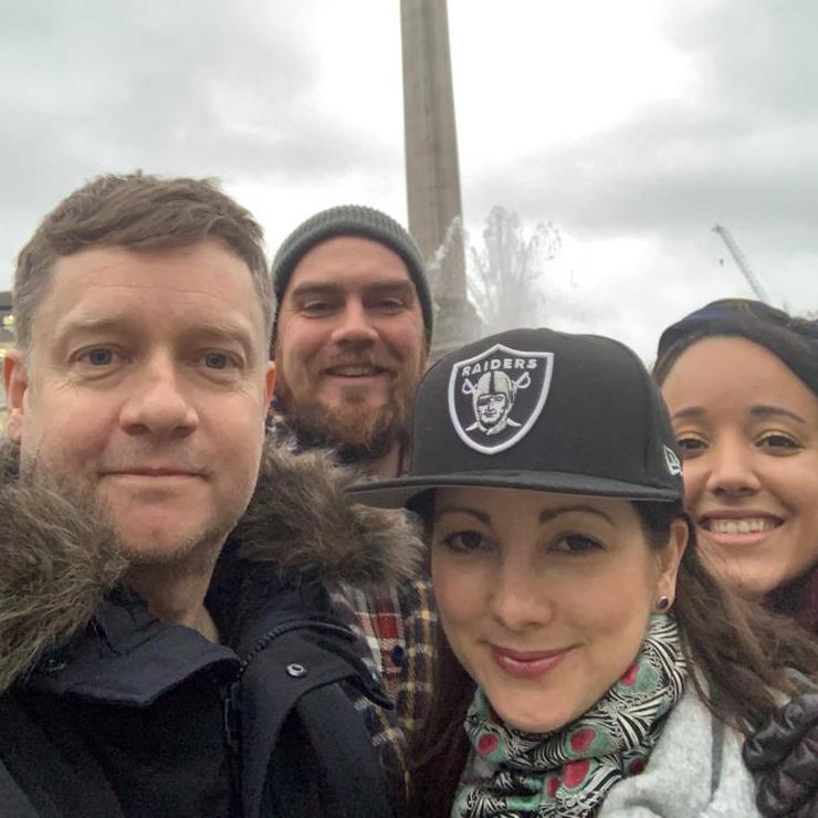 Visiting Nathan's cousin Kerry and Johnny in London!