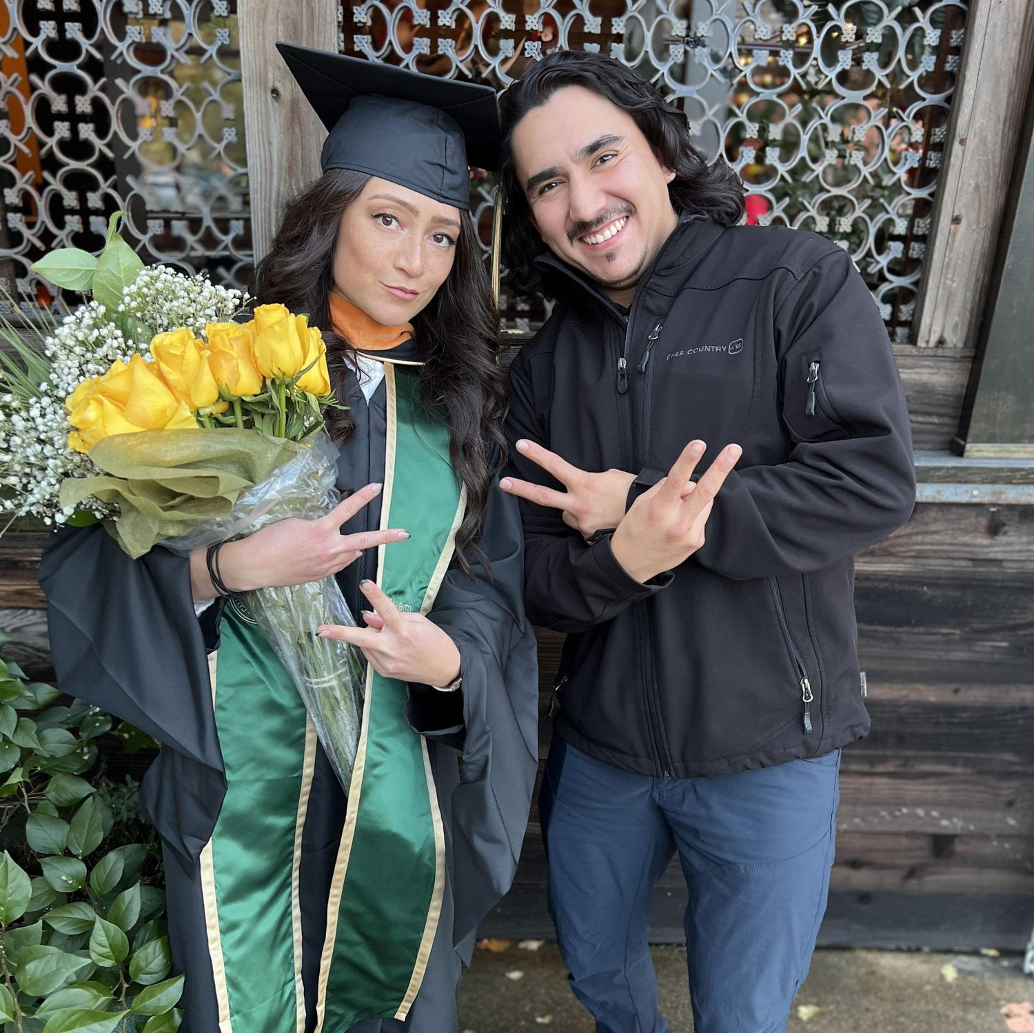 Jenna graduates with her masters. Jesus grows out his hair.