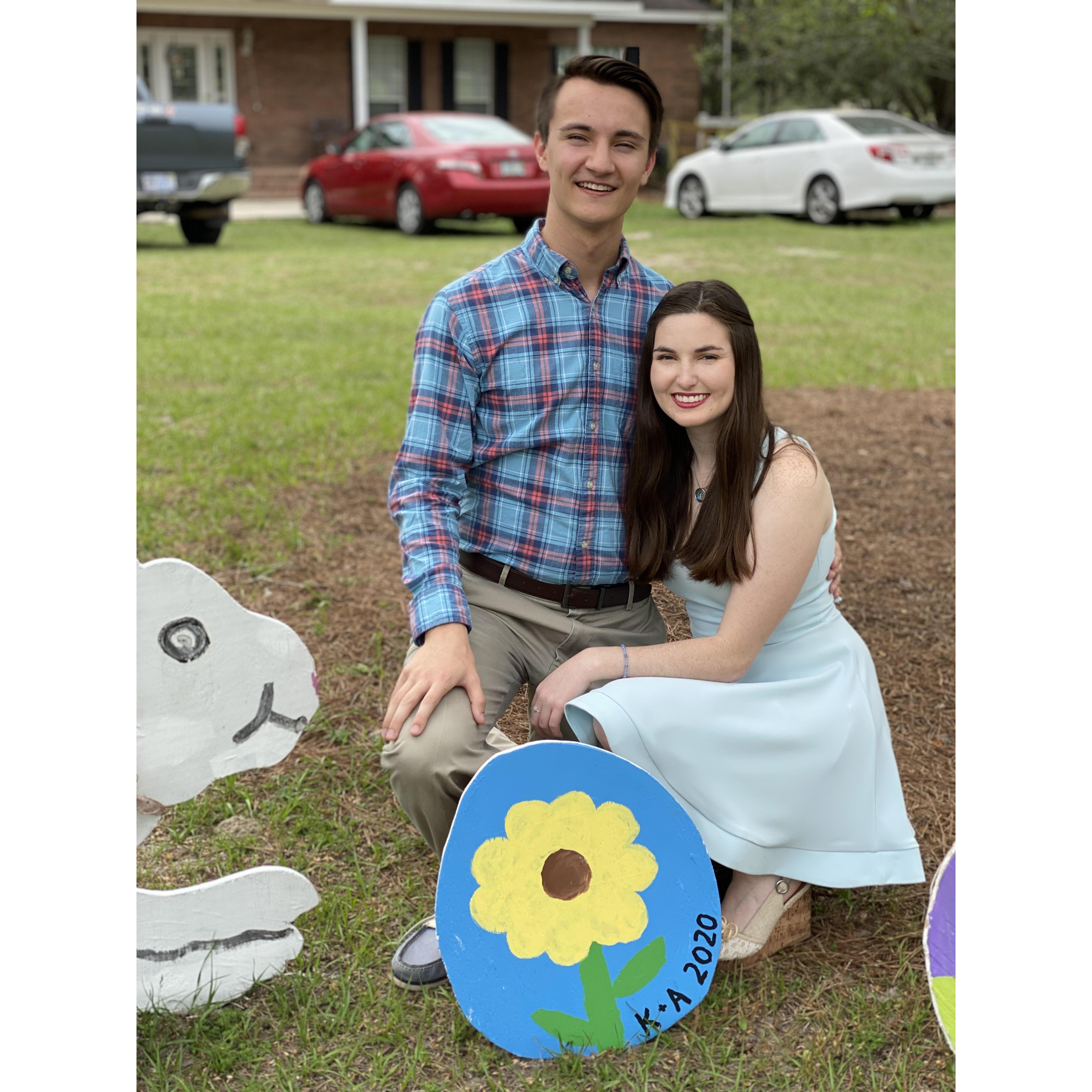 Our first Easter! Although we were stuck in quarantine, we decided to get dressed up as if we were actually attending church.
April 12th, 2020