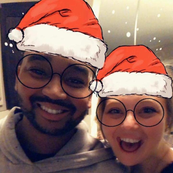 Our first Christmas together in 2018!