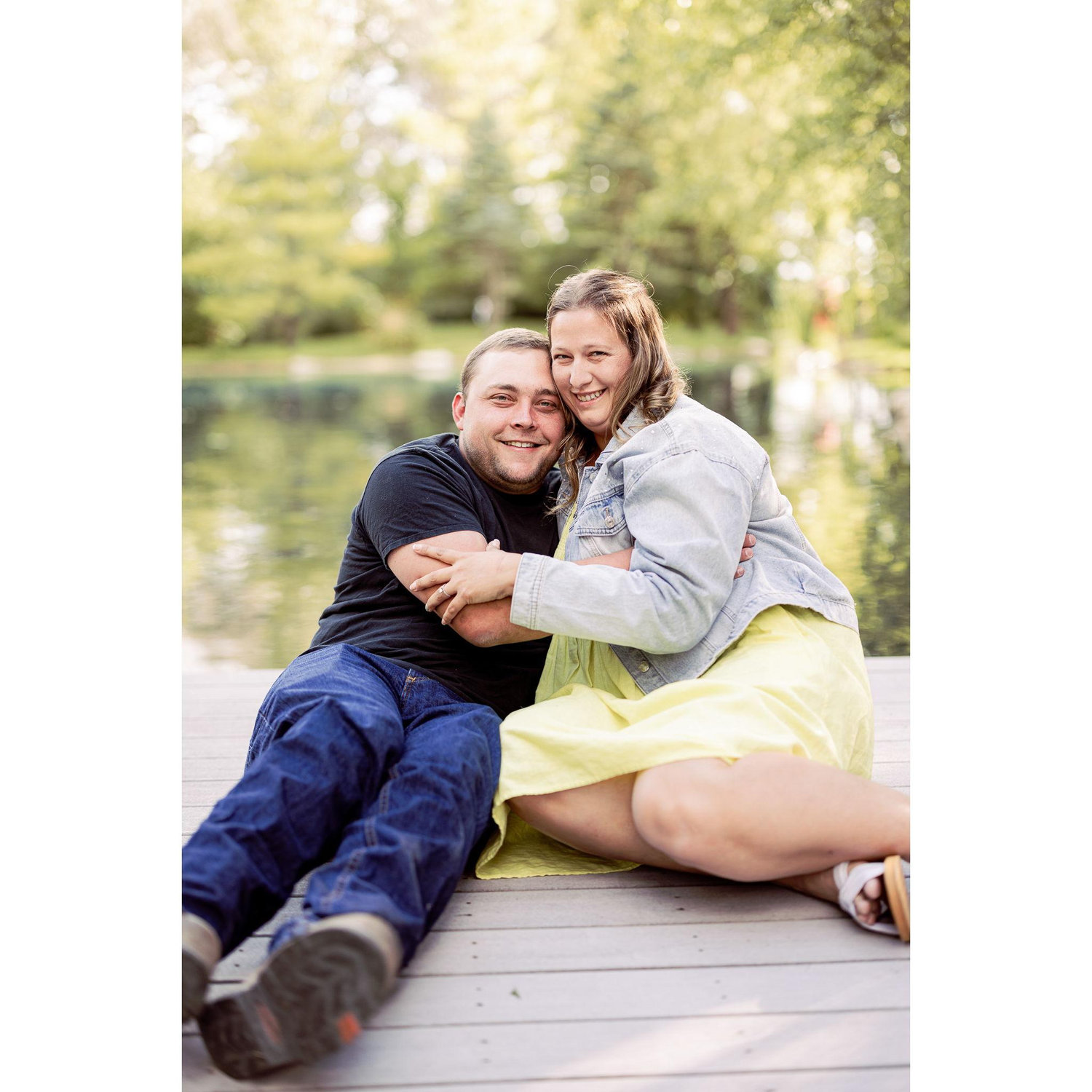 This is my favorite photo of us from our engagement session