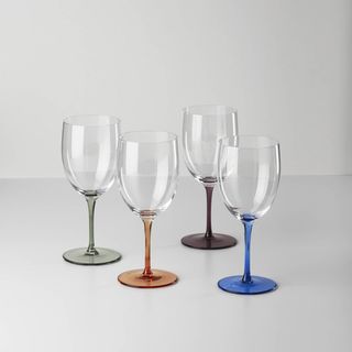 Bottoms Up Wine Glass, Set of 4