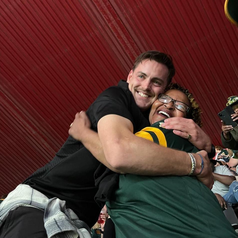 The first photo Kath ever took of Sparky - Ellis Park on 13 August 2025, the day we got together.