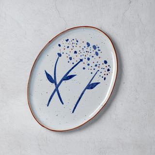 Vandvid Tree Design Oval Dinner Plate