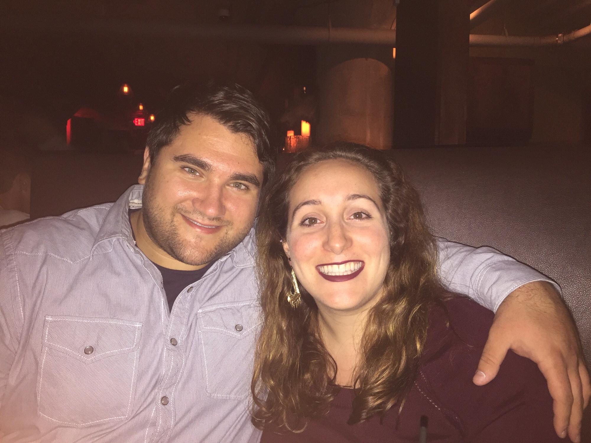 Parlour Bar Double Date night with Jennie and Josh. Fall 2016