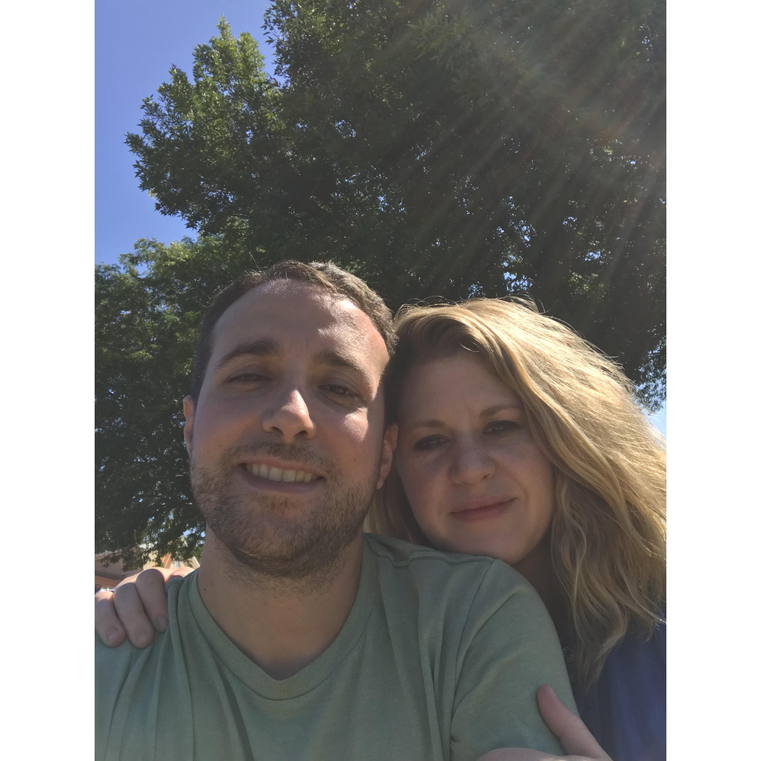One of our many vineyard outings