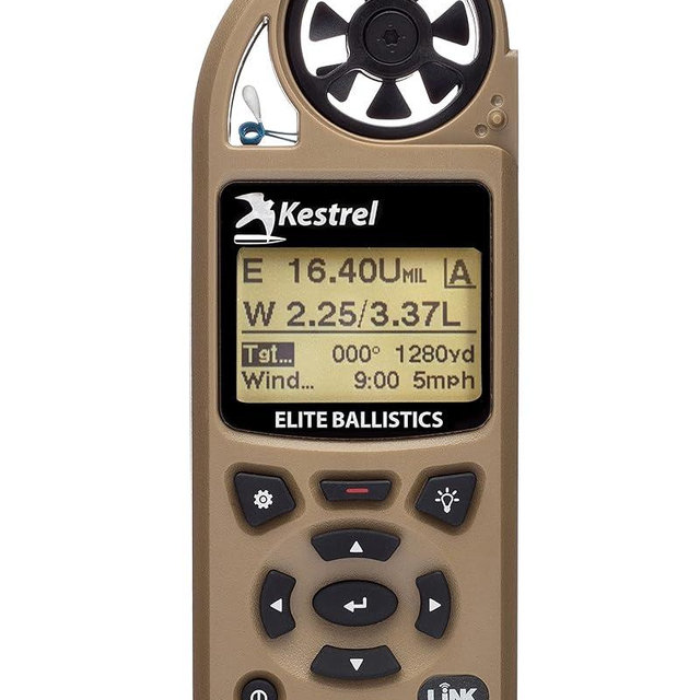 Kestrel Ballistics Elite Weather Meter with Applied Ballistics and Bluetooth Link, Tan