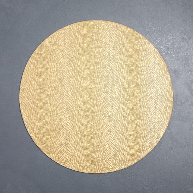 Benson Mills for Bloomingdale's - Reversible Snakeskin Round Placemat