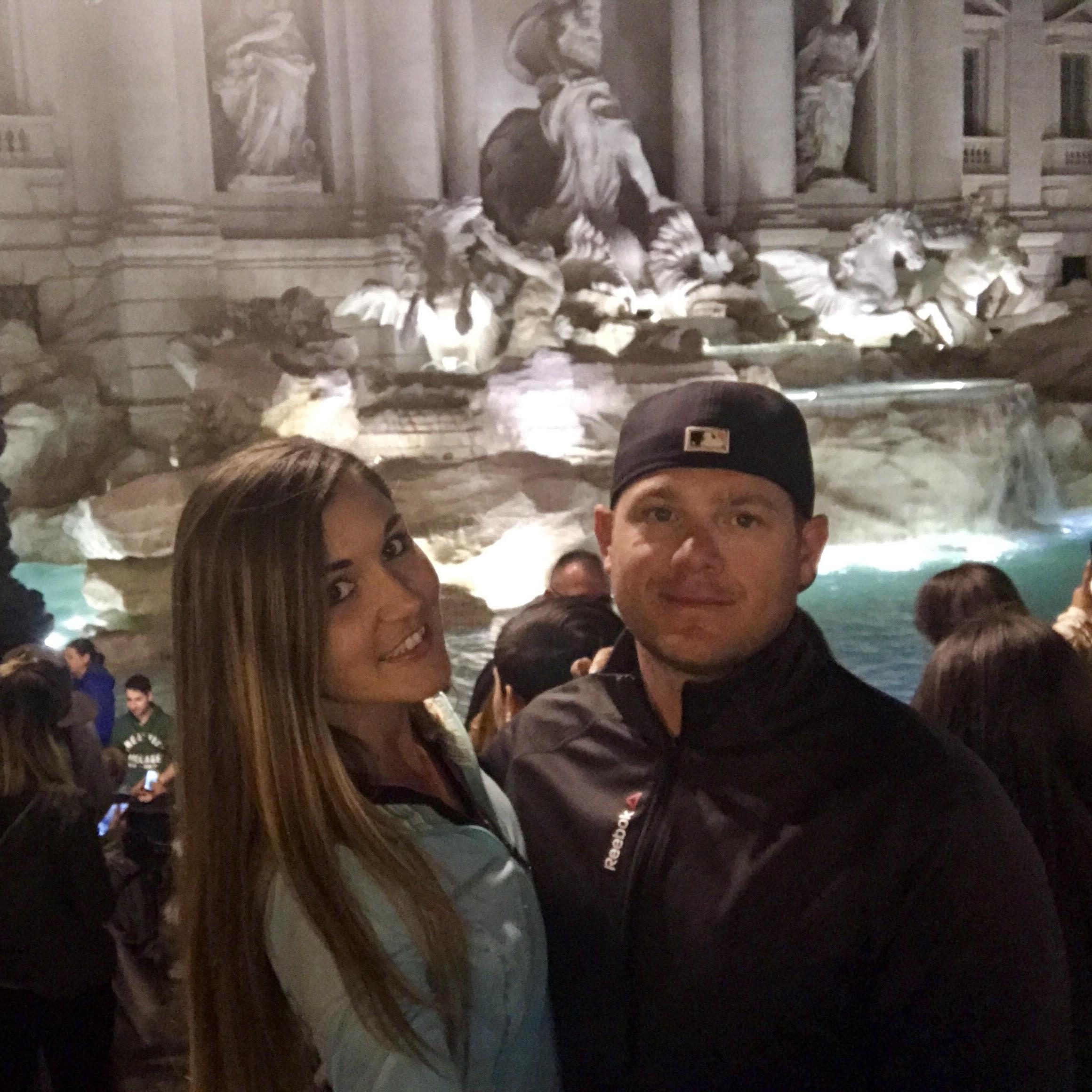 Trevi Fountain in Rome!