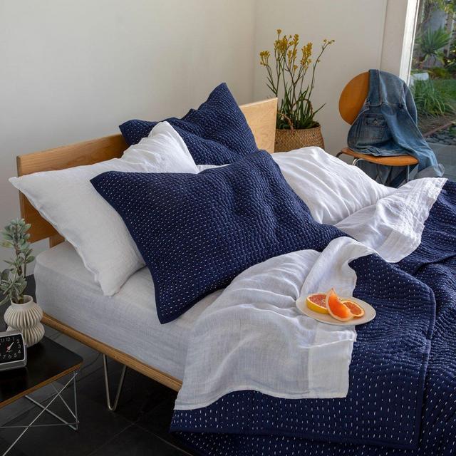 Brooklinen // Blue Lightweight Quilt