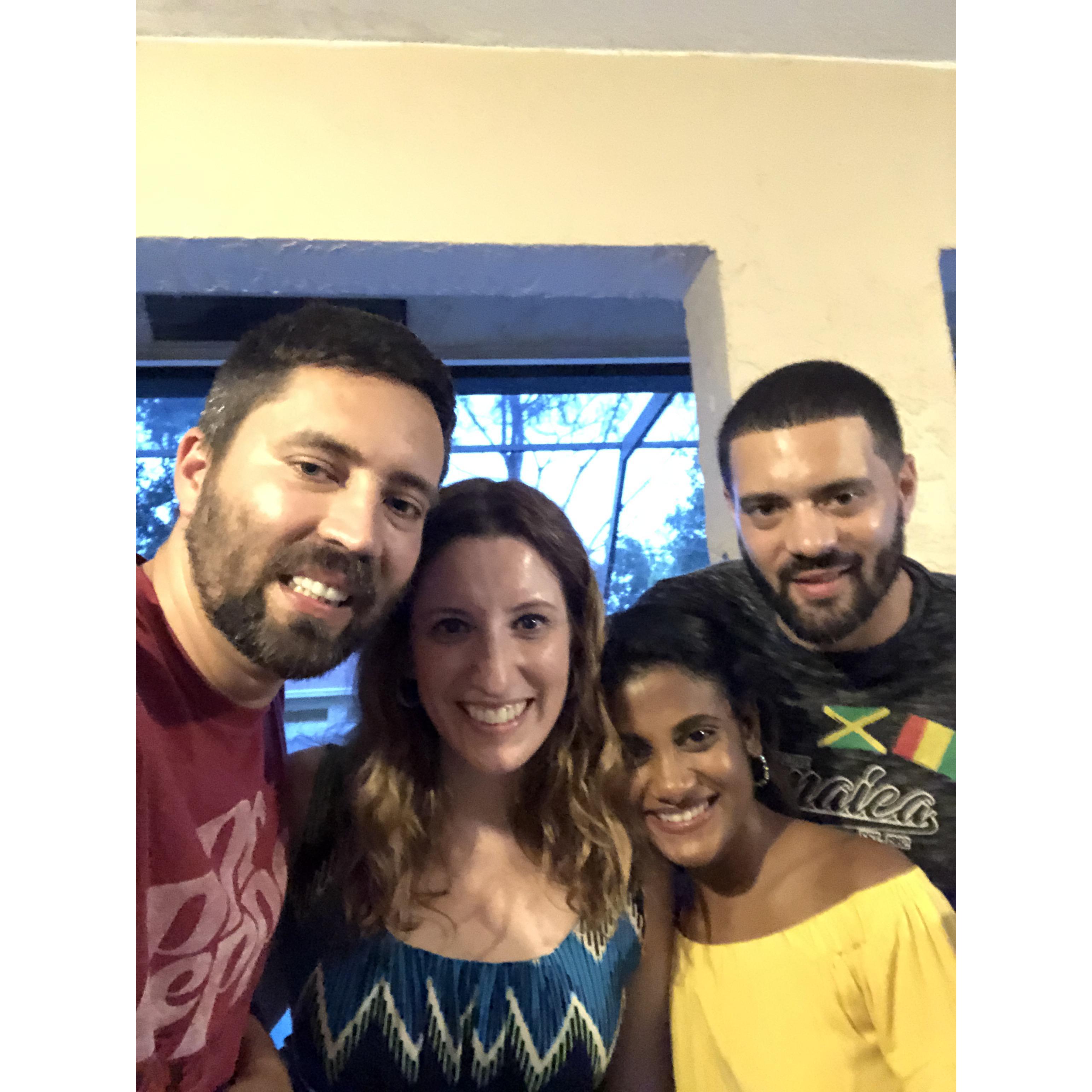 With Nick and Shania