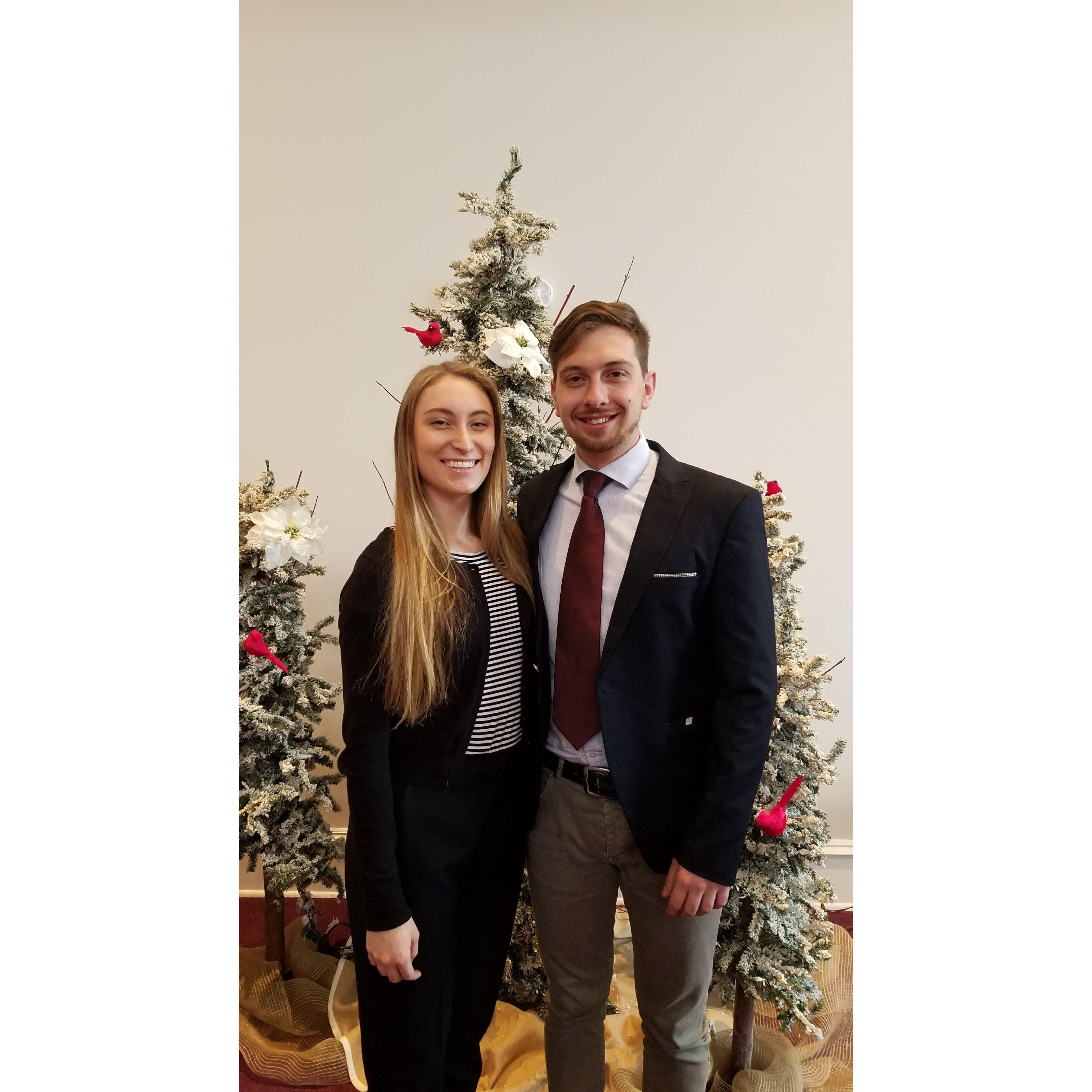 Our first Christmas together and Ilia's first visit to the USA!