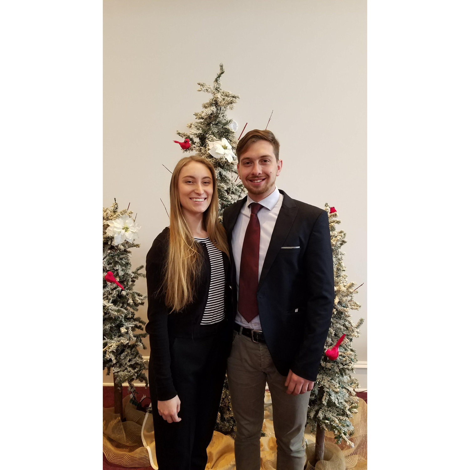 Our first Christmas together and Ilia's first visit to the USA!