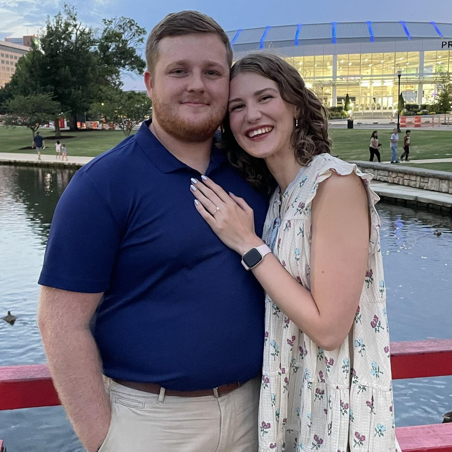 Our engagement day!