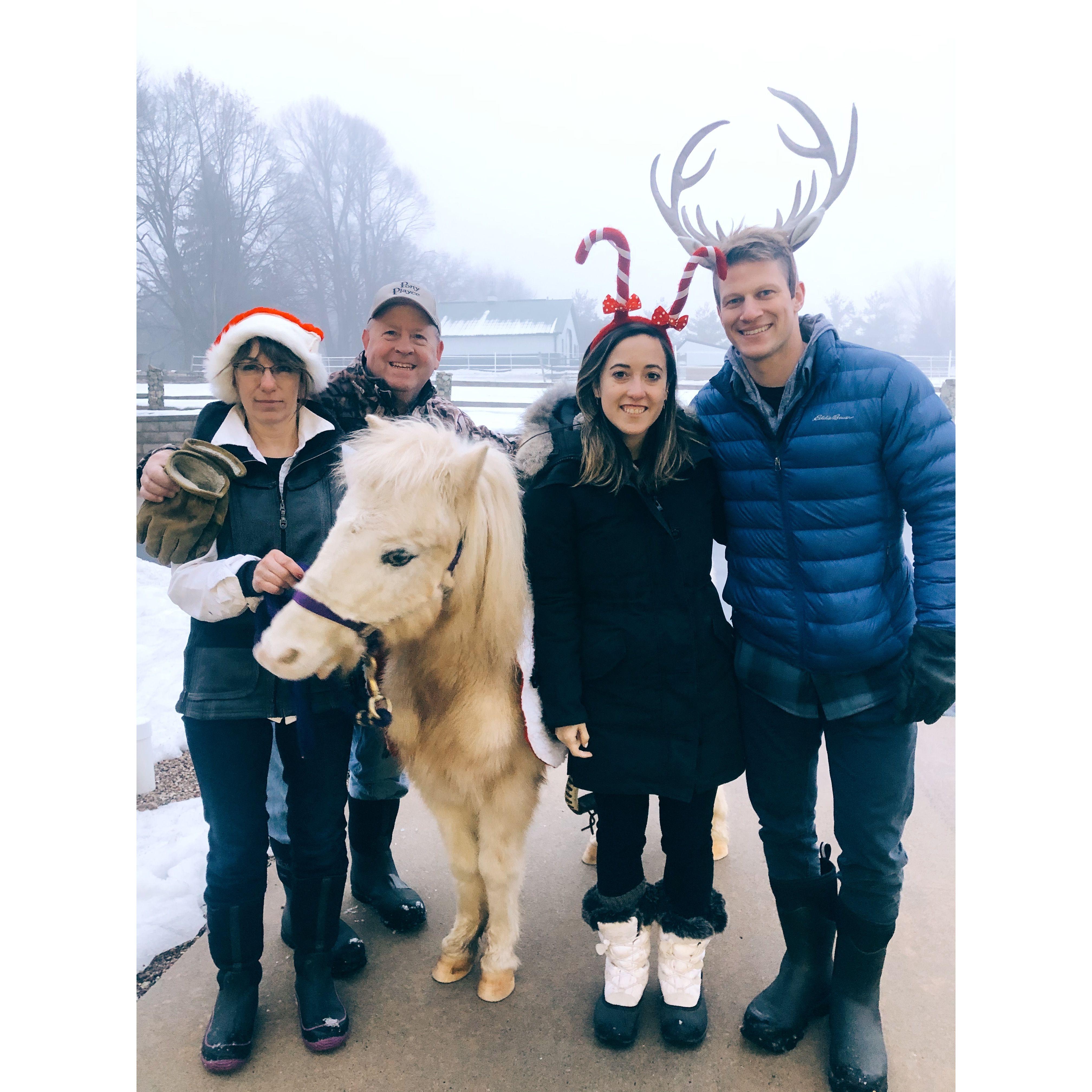 Aaron's first time visiting Amanda's childhood home in Appleton Wisconsin. December 2019