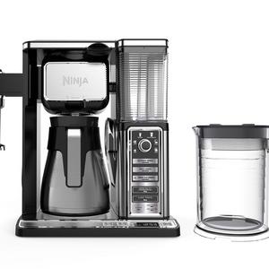 Ninja Coffee Bar Auto-iQ Programmable Coffee Maker with 6 Brew Sizes, 5 Brew Options, Milk Frother, Removable Water Reservoir, Stainless Carafe (CF097)