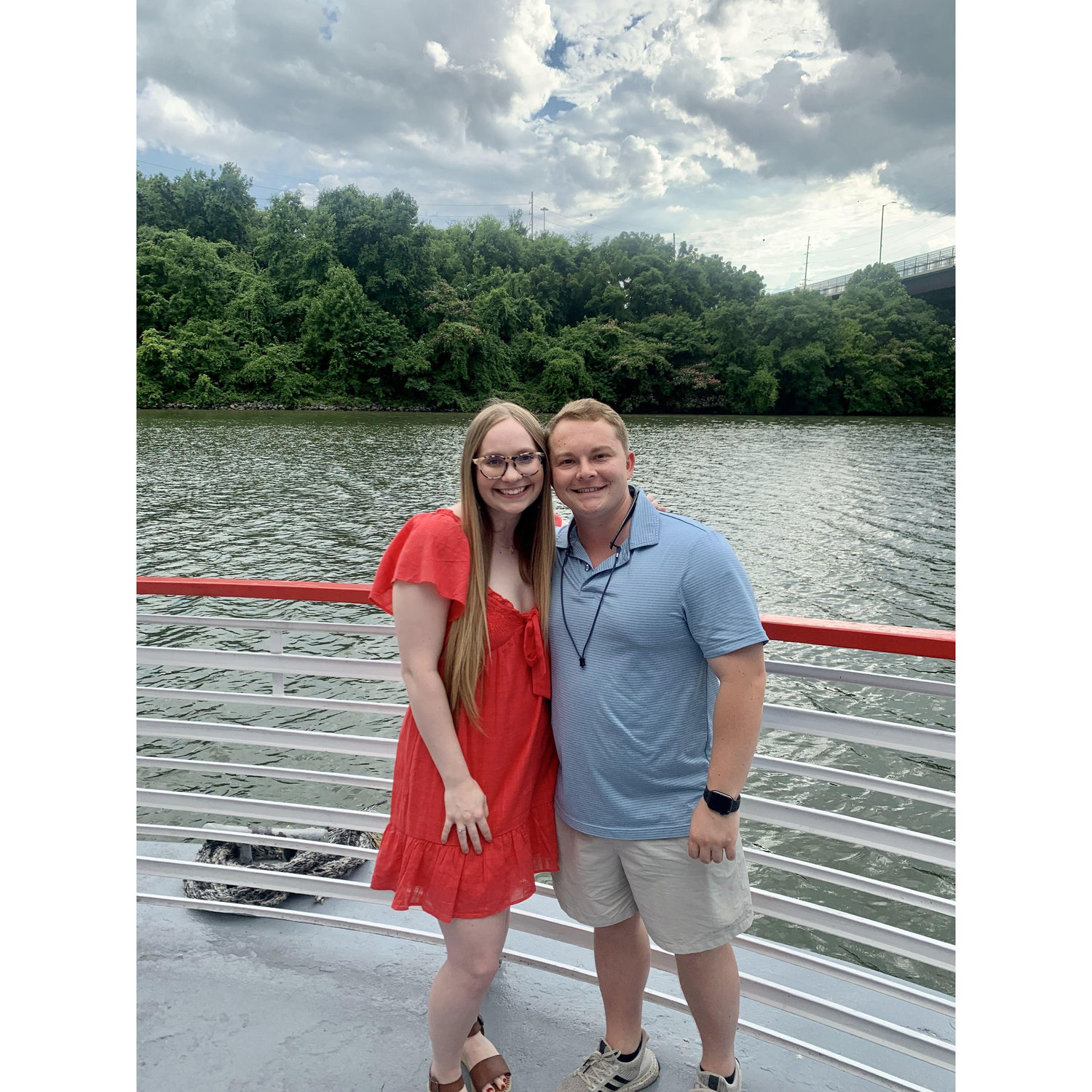 We went on a Riverboat dinner for our Anniversary in Knoxville.