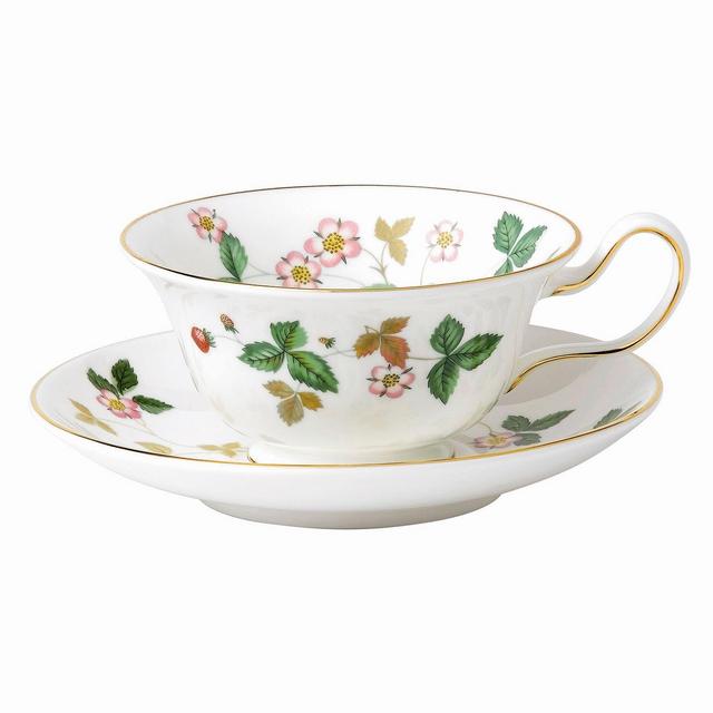 Wild Strawberry Teacup & Saucer