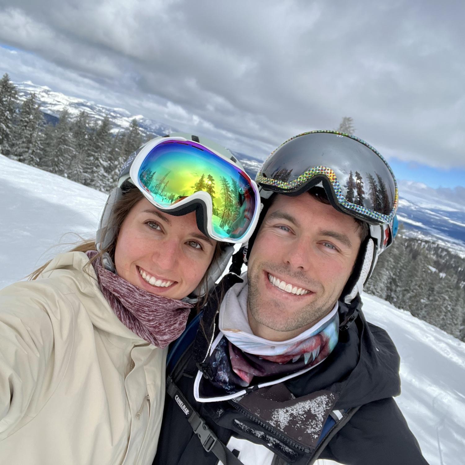 Skiing for Ann’s birthday!