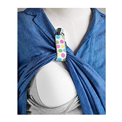 LatchPal Breastfeeding Clip- Quick Fastening Shirt Holder for a More Comfortable Nursing Experience. No More Neck Strain or Breast Milk Stains. Just Easy, Hands-Free, Nursing and Pumping |Dot Pattern
