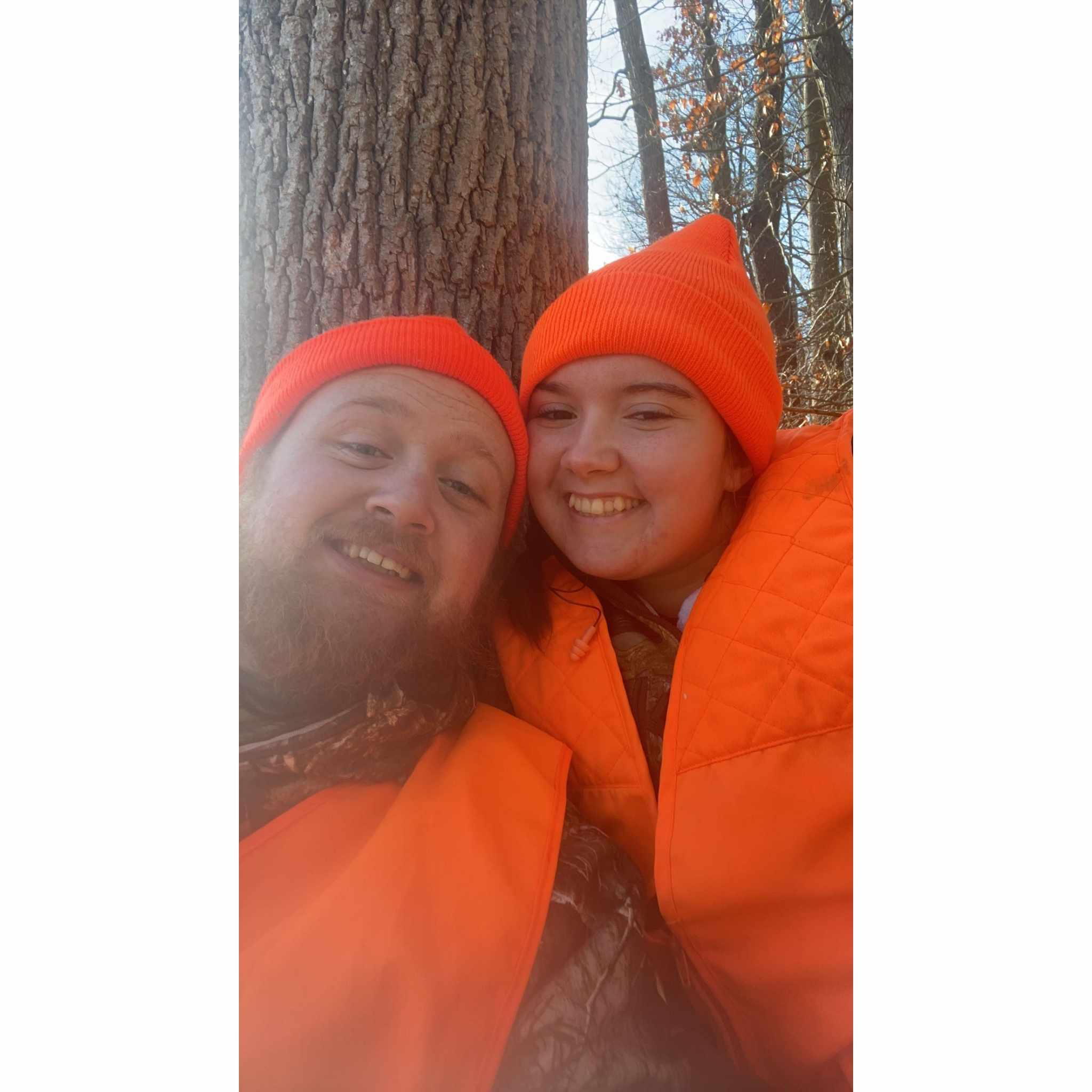 Bethany's first time deer hunting