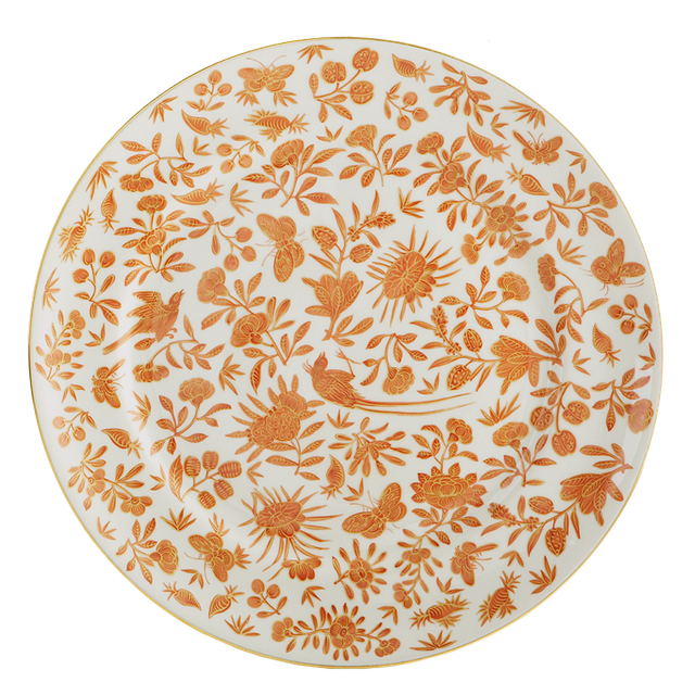 Mottahedeh Sacred Bird & Butterfly Dinner Plate