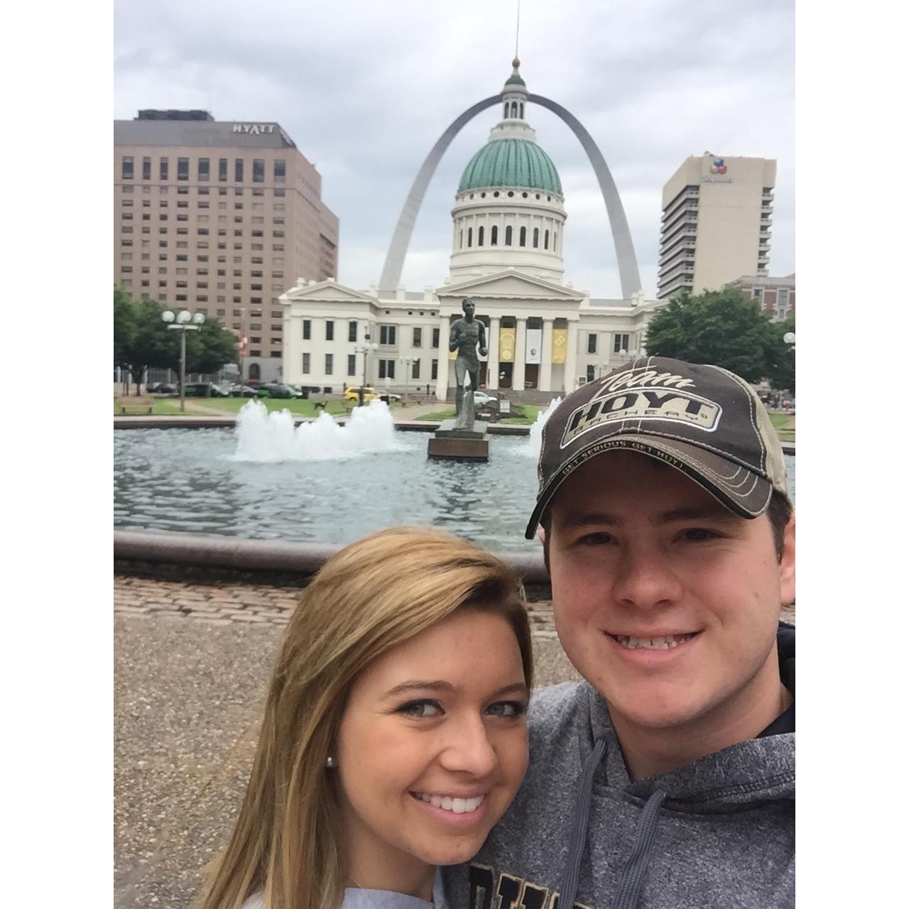 First trip together, St. Louis, MO.