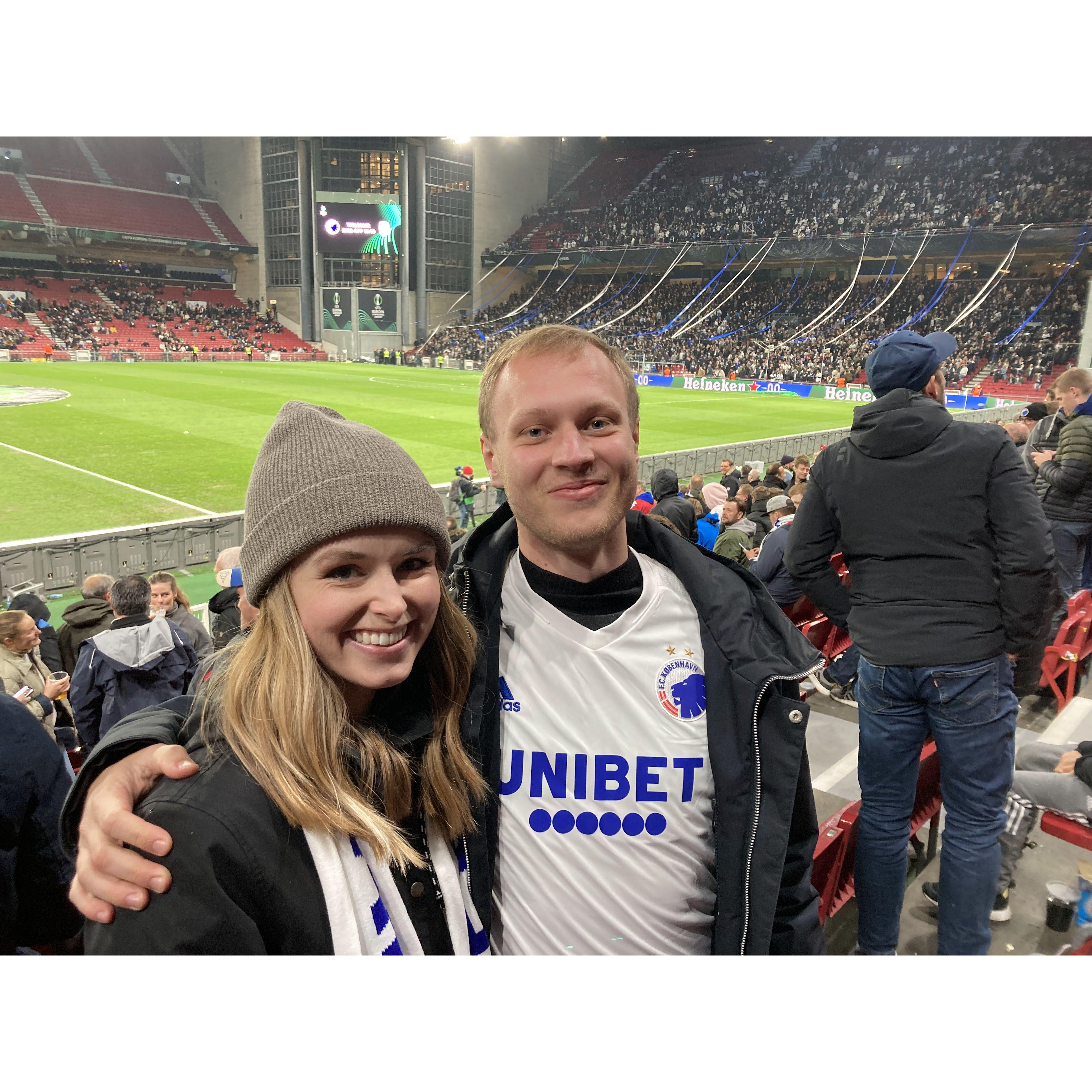 Carly's first FC Copenhagen game | Copenhagen, Denmark | October, 2021