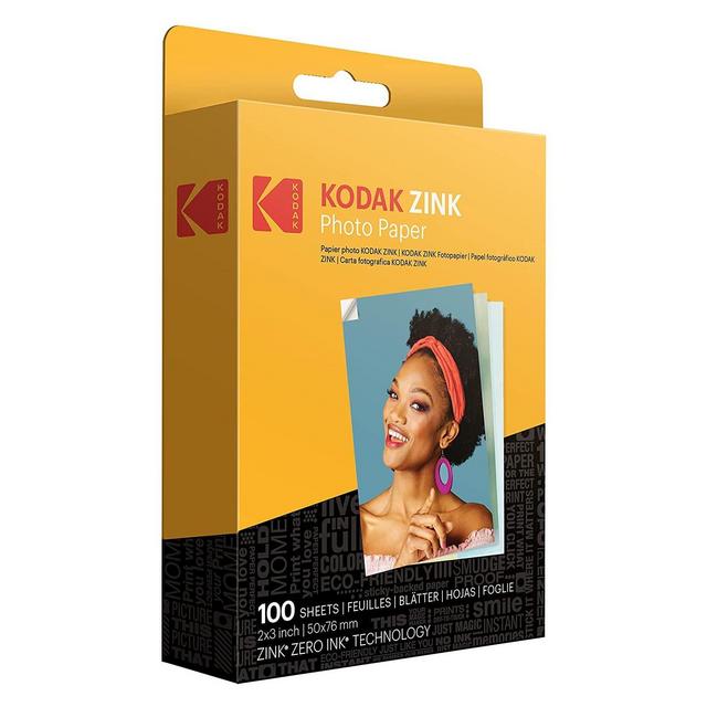 Kodak 2"x3" Premium Zink Photo Paper Compatible with Kodak Smile, Kodak Step, PRINTOMATIC