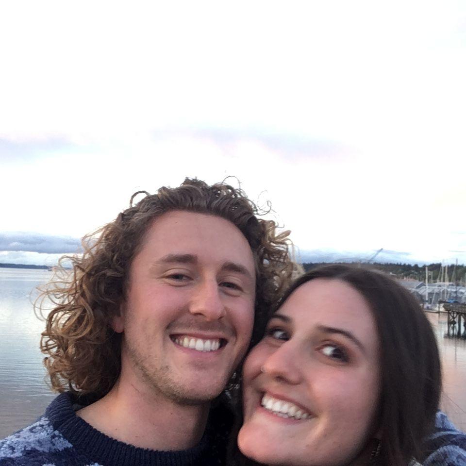 Our first photo together.