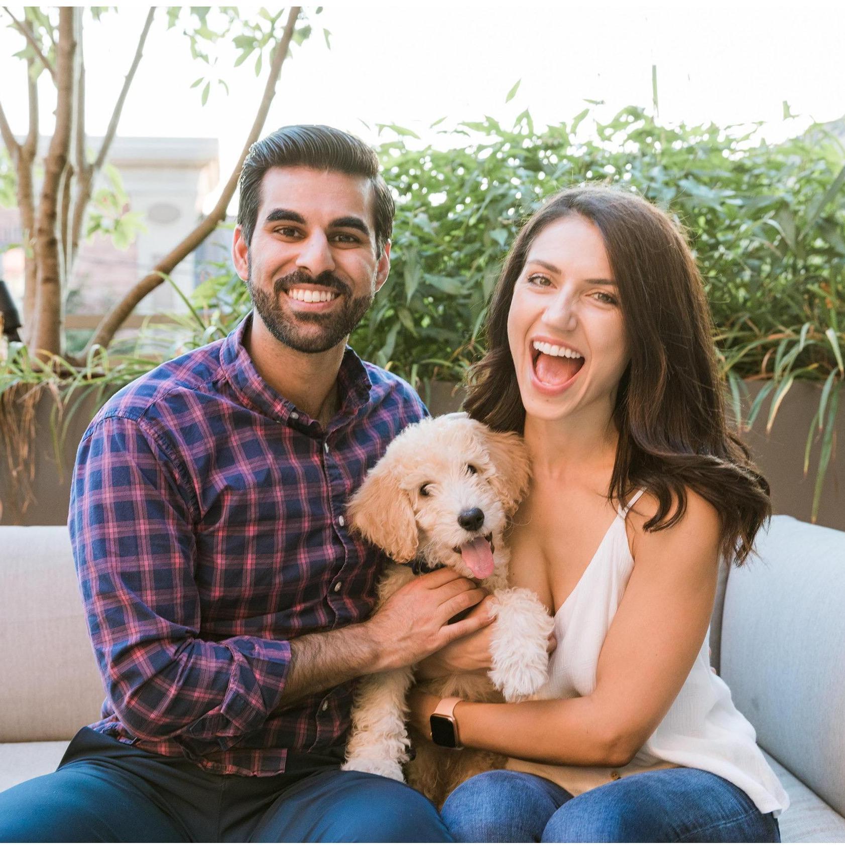 Family photo with our sweet baby Cal