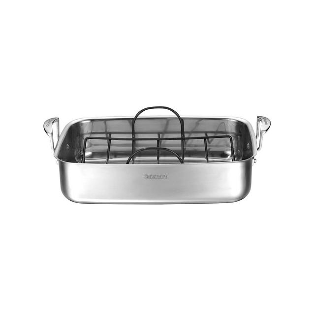 Cuisinart Chef's Classic™ Stainless Steel 15" Roaster with Nonstick Rack