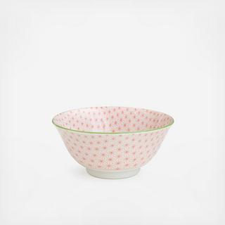 Sashiko Rice Bowl, Set of 6